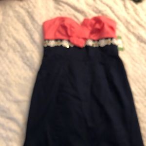 NWT Lily Pulitzer strapless seashell dress
